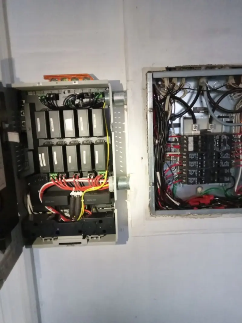 Electrical panel upgrade completed for Security Camera Wiring in Coral Springs